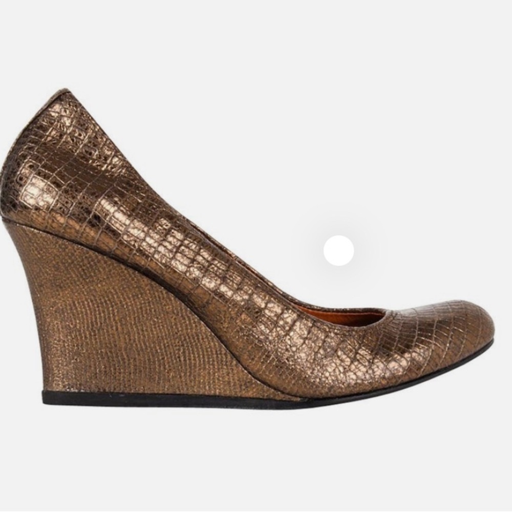 Pretty bronze Lanvin wedges